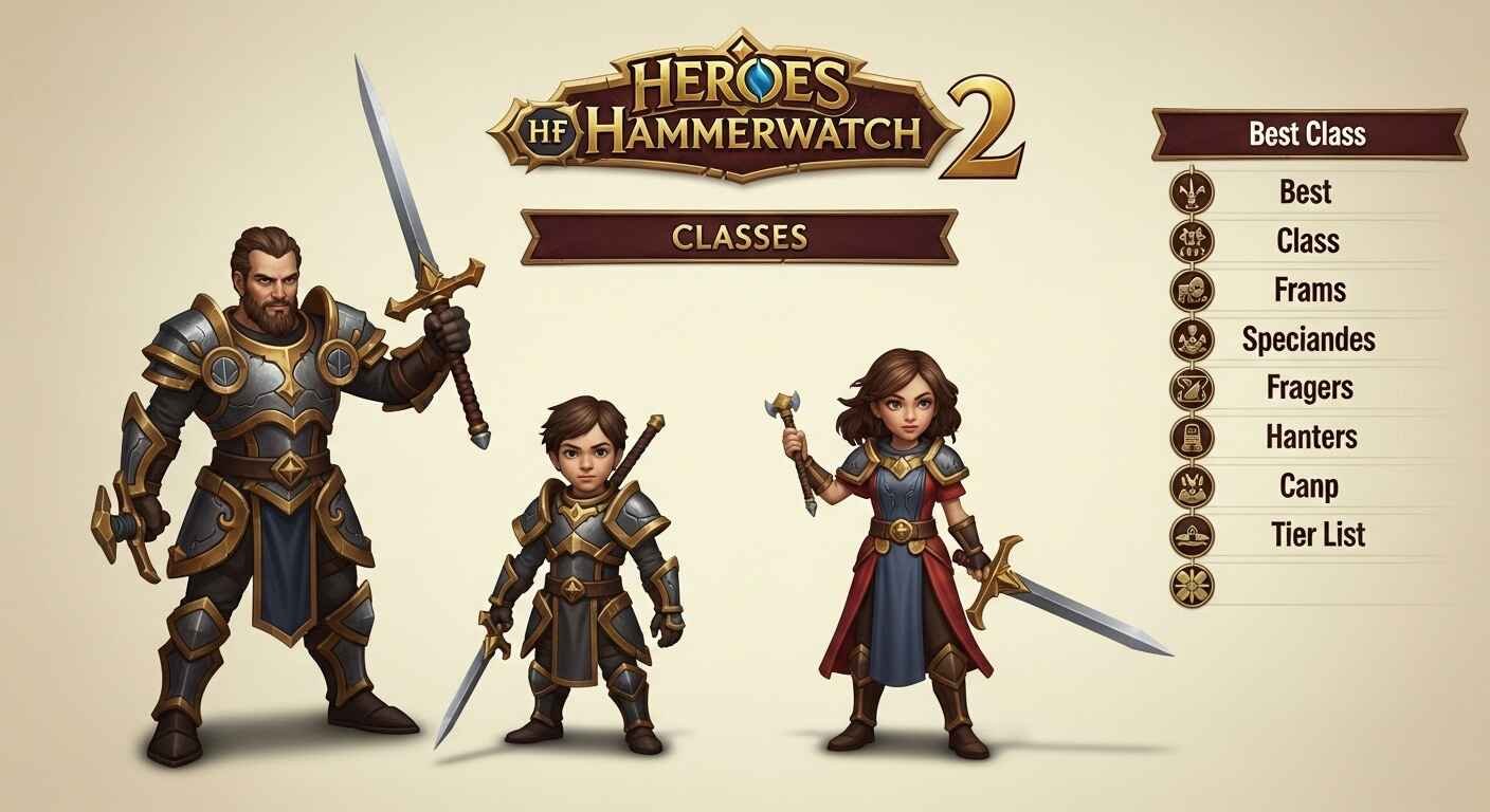 Heroes of Hammerwatch 2 Classes