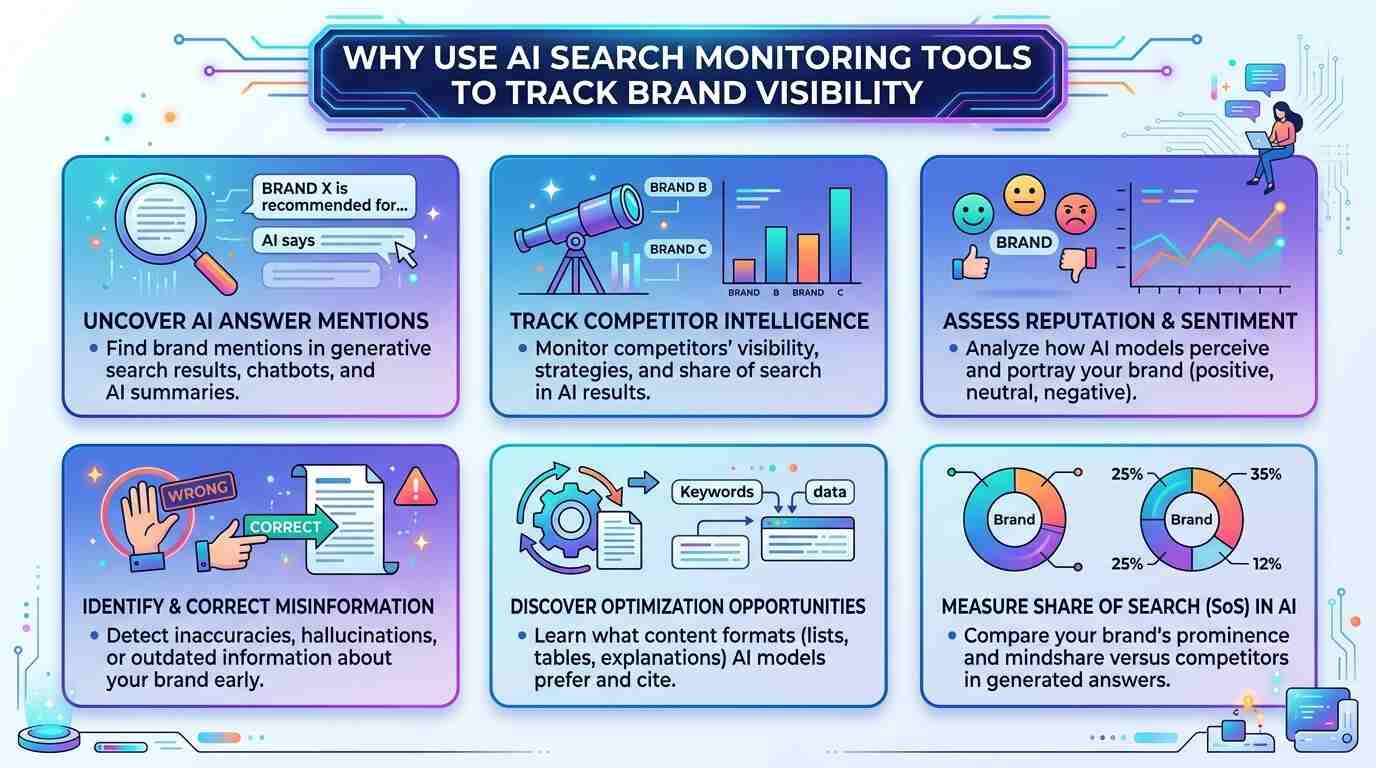 Why Use AI Search Monitoring Tools