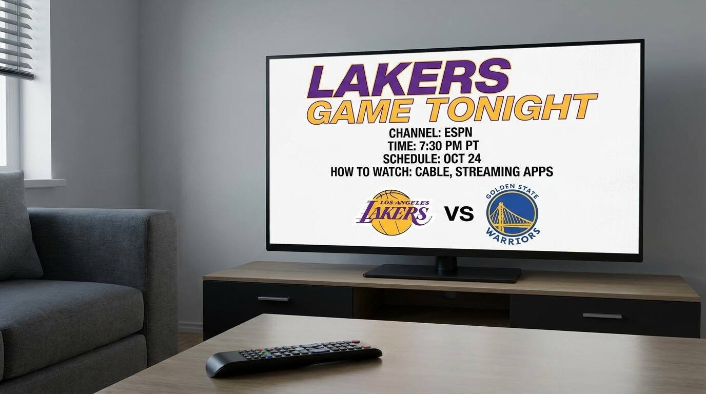 📡 How to Watch the Lakers Game Tonight — Every Method Explained